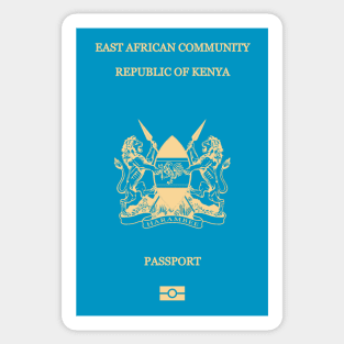 Kenya passport Sticker